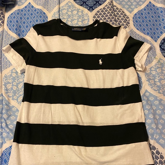 Strip Polo Tee📘 - Picture 2 of 4